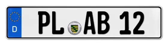 Autokennzeichen PLauen