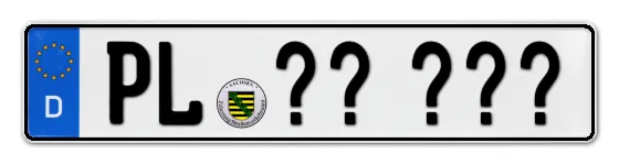 Wunschkennzeichen Plauen reservieren