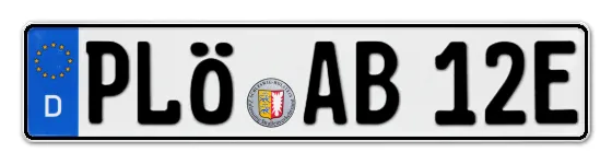 E-Kennzeichen PLÖn online bestellen