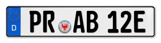 E-Kennzeichen PRignitz online bestellen