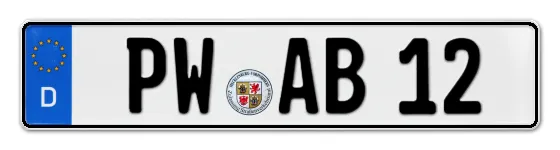 Autokennzeichen PaseWalk