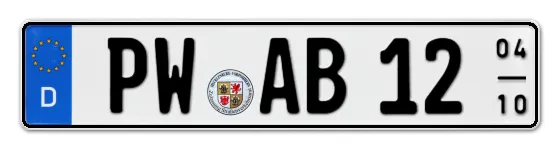 Saisonkennzeichen PW für PaseWalk online bestellen