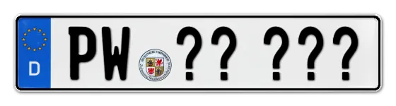 Wunschkennzeichen Pasewalk reservieren