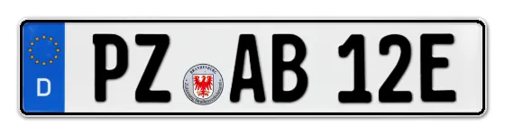 E-Kennzeichen PrenZlau online bestellen