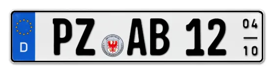 Saisonkennzeichen PZ für PrenZlau online bestellen