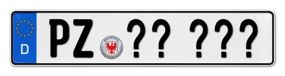 Wunschkennzeichen Prenzlau reservieren