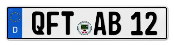 Kennzeichen QuerFurT bestellen