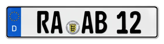 Autokennzeichen Rastatt