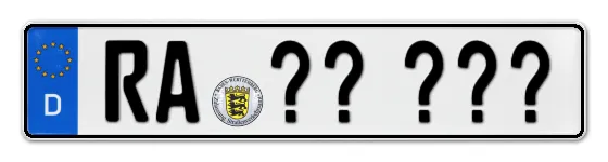 Wunschkennzeichen Rastatt reservieren