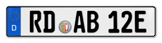 E-Kennzeichen RenDsburg online bestellen