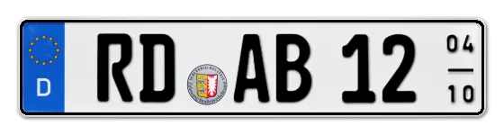 Saisonkennzeichen RD für RenDsburg online bestellen