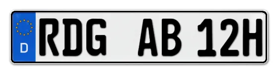 H-Kennzeichen RDG online bestellen