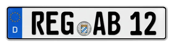 Autokennzeichen REGen Autokennzeichen REGen