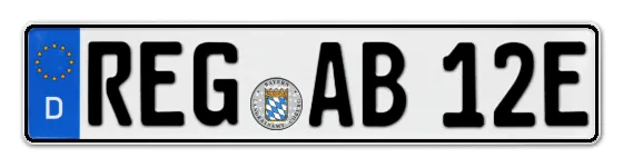 E-Kennzeichen REGen online bestellen