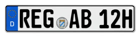 H-Kennzeichen REG online bestellen