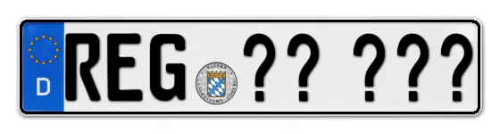 WunschKennzeichen Regen Wunschkennzeichen Regen reservieren