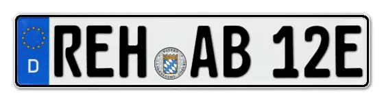 E-Kennzeichen REHau online bestellen