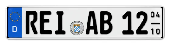 Saisonkennzeichen REI für REIchenhall als Wunschkennzeichen online bestellen