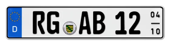 Saisonkennzeichen RG für Riesa, Großenhain online bestellen