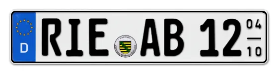 Saisonkennzeichen RIE für RIEsa als Wunschkennzeichen online bestellen