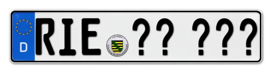 Wunschkennzeichen Riesa reservieren