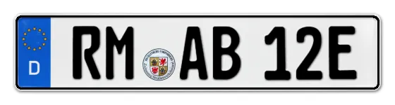 E-Kennzeichen Röbel-Müritz online bestellen