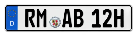 H-Kennzeichen RM online bestellen