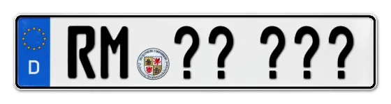 Wunschkennzeichen Röbel-müritz reservieren