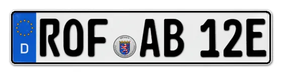 E-Kennzeichen ROtenburg an der Fulda online bestellen