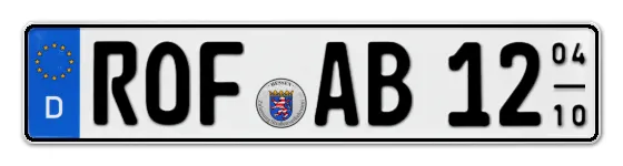 Saisonkennzeichen ROtenburg an der Fulda Saisonkennzeichen ROF für ROtenburg an der Fulda online bestellen