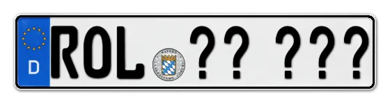 WunschKennzeichen Rottenburg-an-der-laaber Wunschkennzeichen Rottenburg-an-der-laaber reservieren