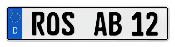 Autokennzeichen ROStock Autokennzeichen ROStock