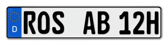 H-Kennzeichen ROS online bestellen