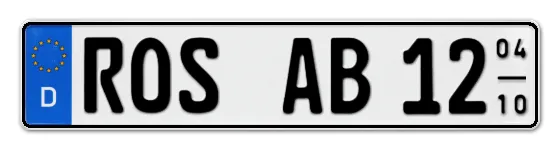 Saisonkennzeichen ROStock Saisonkennzeichen ROS für ROStock online bestellen