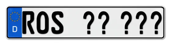 WunschKennzeichen Rostock Wunschkennzeichen Rostock reservieren