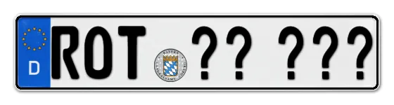 Wunschkennzeichen Rothenburg-ob-der-tauber reservieren