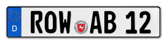 Autokennzeichen ROtenburg (Wümme)
