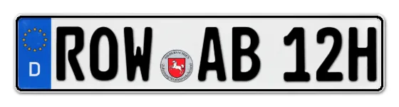 H-Kennzeichen ROW online bestellen