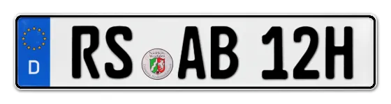 H-Kennzeichen RS online bestellen