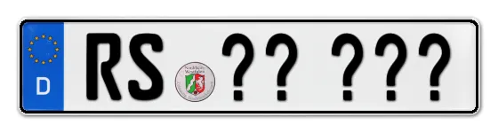 Wunschkennzeichen Remscheid reservieren