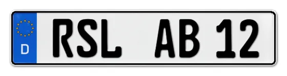 Autokennzeichen RosSLau