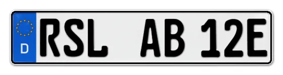 E-Kennzeichen RosSLau online bestellen