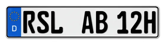 H-Kennzeichen RSL online bestellen