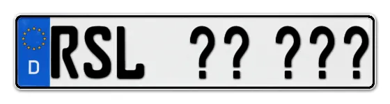 Wunschkennzeichen Rosslau reservieren