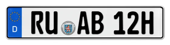 H-Kennzeichen RU online bestellen