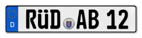 Autokennzeichen RÜDesheim
