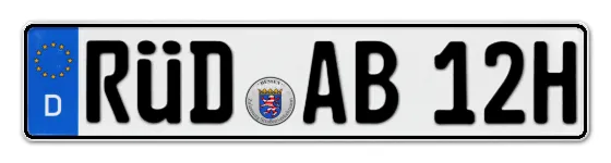 H-Kennzeichen RÜD online bestellen