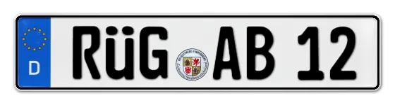 Kennzeichen RÜGen bestellen