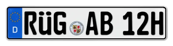 H-Kennzeichen RÜG als Wunschkennzeichen online bestellen