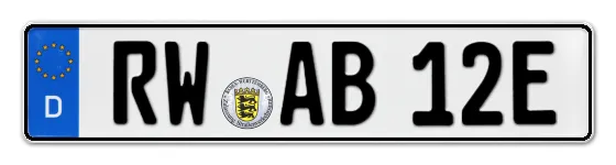 E-Kennzeichen RottWeil online bestellen